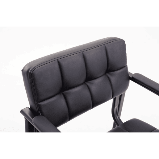 Silla Para Visitas Canada B Simil cuero Negro 58X59X84 cm