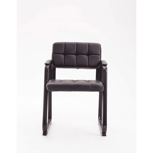 Silla Para Visitas Canada B Simil cuero Marrón 58X59X84 cm
