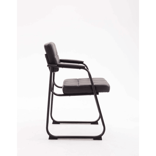 Silla Para Visitas Canada B Simil cuero Marrón 58X59X84 cm