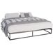 Cama de meta - Scala - Metal 185x205 Cama de meta - Scala - Metal 185x205 Negro