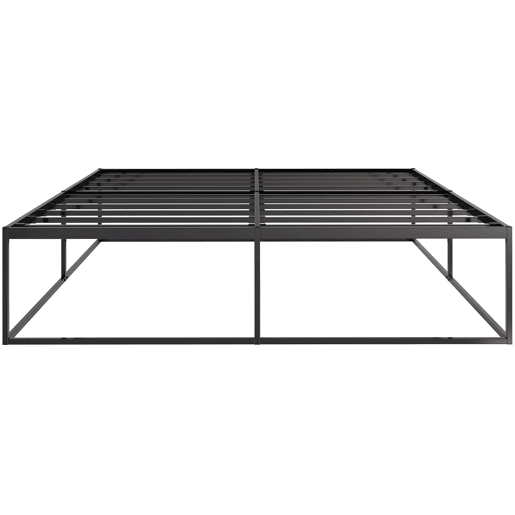 Cama de metal Scala Negro 205.5X185.5X46.5 cm