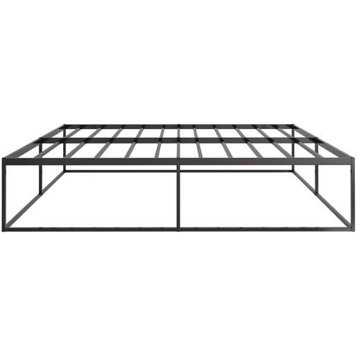 Cama de metal Scala Negro 205.5X185.5X46.5 cm