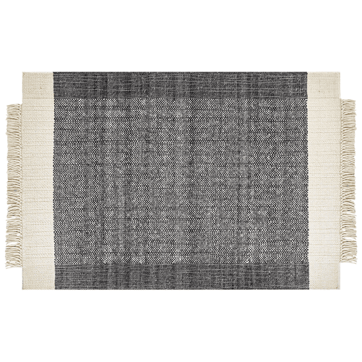 Tapete ATLANTI Preto 160 x 230 cm Lã