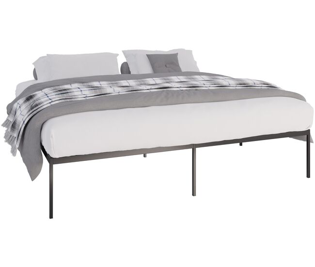 Somier métalico fargo metal negro 205.5x205.5x42.5 cm