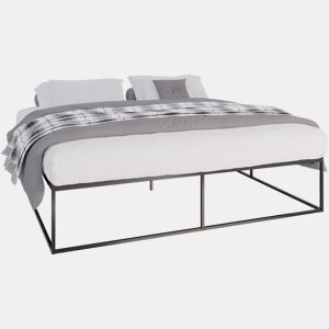 Cama de metal Scala Negro 205.5X205.5X46.5 cm