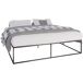 Cama de meta - Scala - Metal 205x205 Cama de meta - Scala - Metal 205x205 Negro