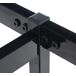 Cama de meta - Scala - Metal 205x205 Cama de meta - Scala - Metal 205x205 Negro