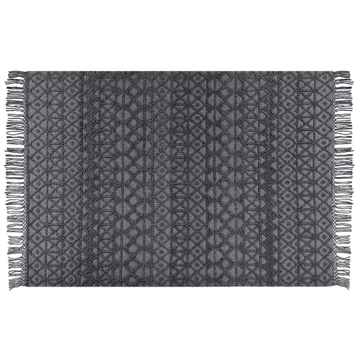 Tapete ALUCRA Preto 160 x 230 cm Lã