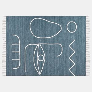 Tapete de exterior YAVU Azul 140 x 200 cm