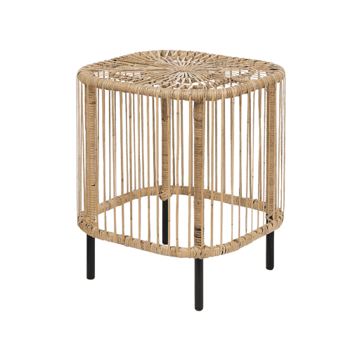 Conjunto de 2 mesas de centro CESENATICO Rattan Natural