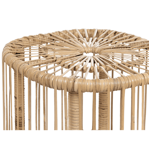 Conjunto de 2 mesas de centro CESENATICO Rattan Natural