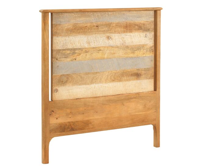 Cabecero de madera maciza de mango gris 110X120 Cm