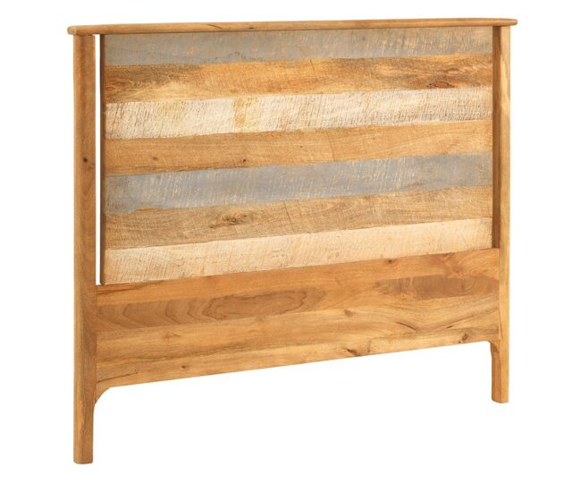 Cabecero de madera maciza de mango gris 145X120 cm
