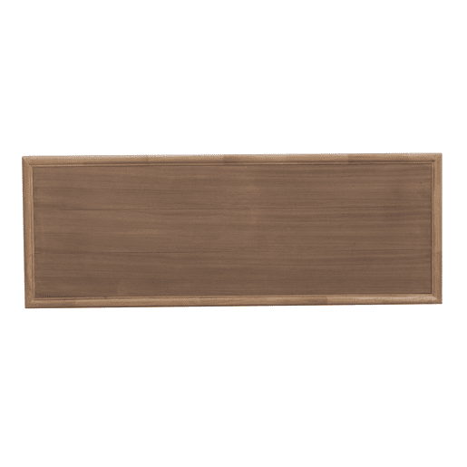 Cabeceira de madeira de freixo natural 165X60 cm
