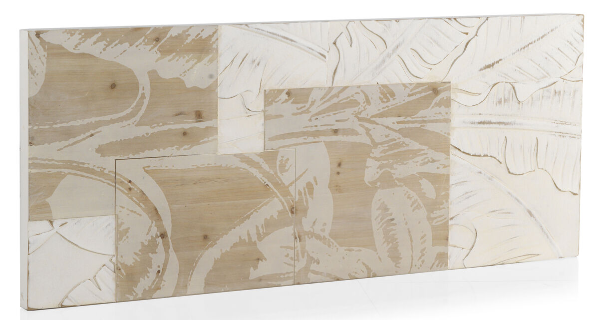 Cabecero de pared de madera 145