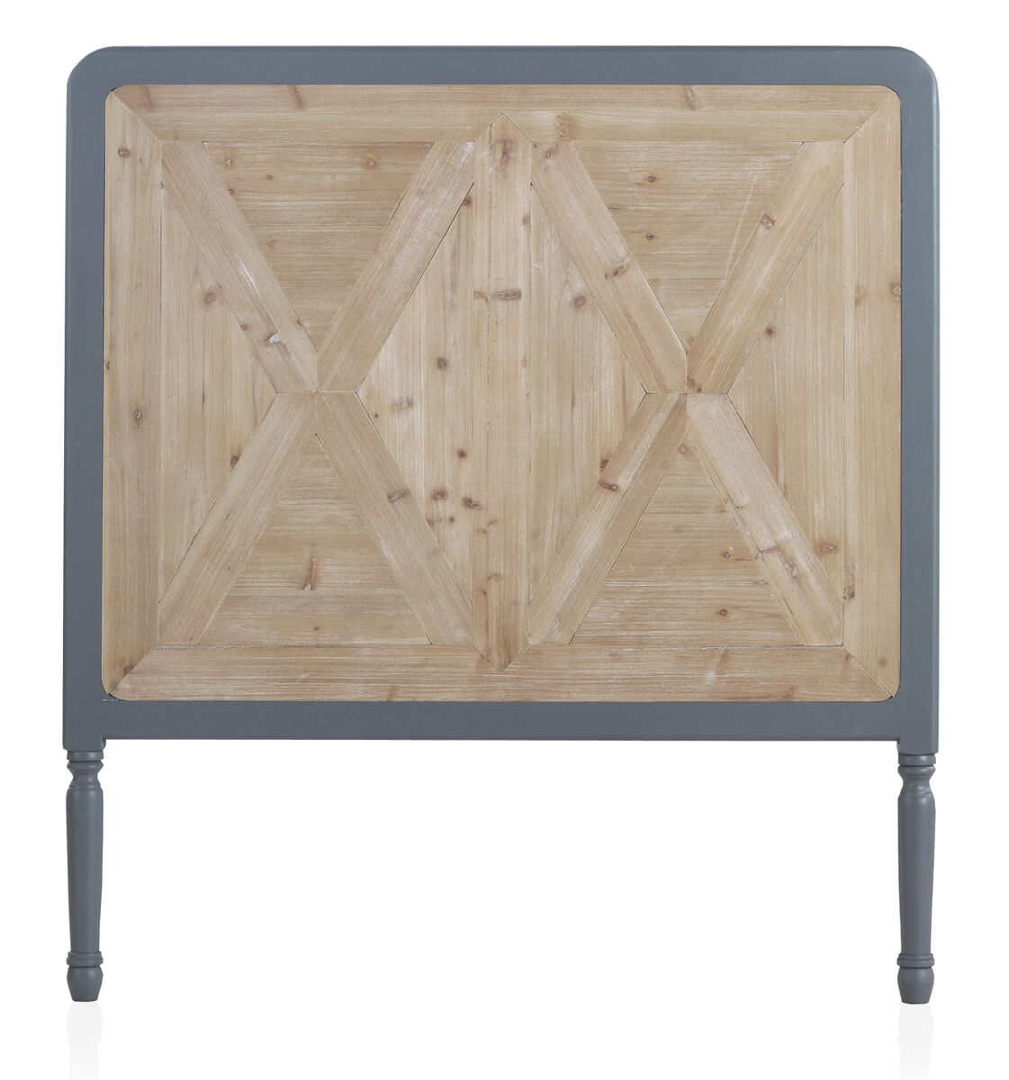 Cabecero de madera bicolor 110x120 cm