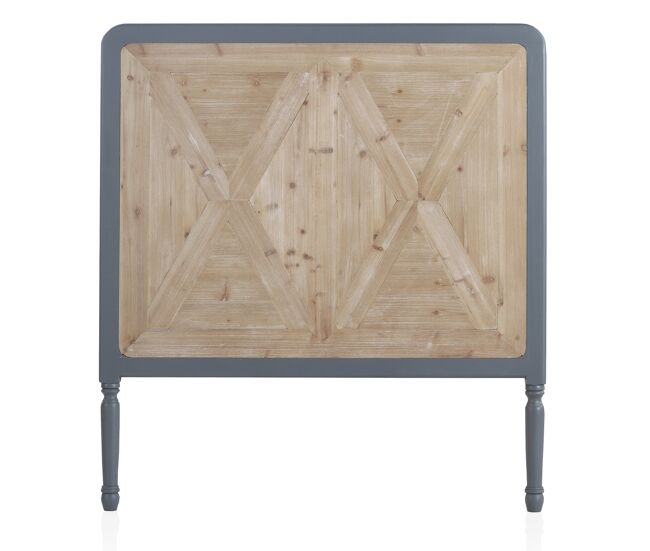 Cabecero de madera bicolor 110X120 cm