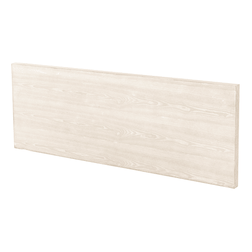 Cabeceira folheada a cinza patinado branco 165X60