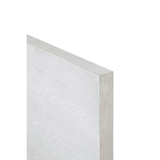 Cabeceira folheada a cinza patinado branco 165X60