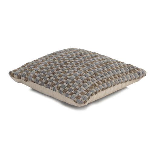 Almofada de algodão-juta cinza claro 45X45 cm Almofada de algodão-juta cinza claro 45X45 cm