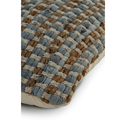 Almofada de algodão-juta cinza claro 45X45 cm Almofada de algodão-juta cinza claro 45X45 cm