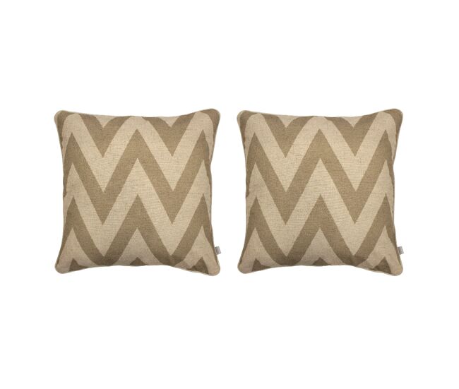 2 fundas de cojín decorativo 85% algodón 15% lino meena cuadrado 50x50 cm lino