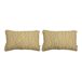 2 Fundas de cojín decorativo 85% algodón 15% lino FORMENTERA COORD 2 Fundas de cojín decorativo 85% algodón 15% lino FORMENTERA COORD Amarillo