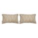 2 Fundas de cojín decorativo 85% algodón 15% lino FORMENTERA COORD 2 Fundas de cojín decorativo 85% algodón 15% lino FORMENTERA COORD Gris