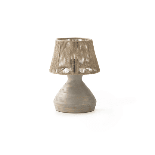Lâmpada De Mesa De Juta Lâmpada De Mesa De Juta