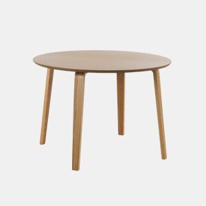 Mesa de Jantar Redonda Madeira Natural Diâmetro 110 Cm