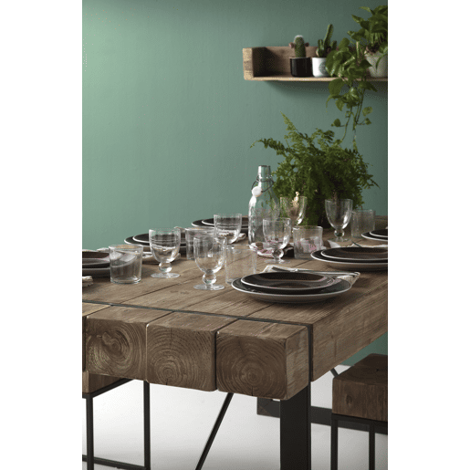Mesa de Madeira com Pernas de Metal 200X90 Cm
