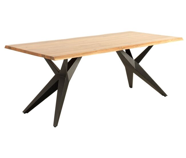 Mesa de comedor de madera maciza de acacia de más de 35 Mm de grosor