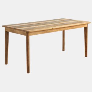 Mesa De Jantar Madeira De Manga Cinzento Maciça 170X90