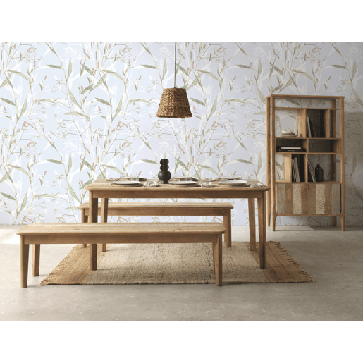 Mesa De Jantar Madeira De Manga Cinzento Maciça 170X90
