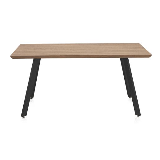 Mesa de melamina efeito madeira com pernas de metal 160X90X75 cm