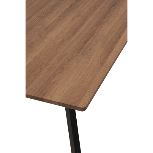 Mesa de melamina efeito madeira com pernas de metal 160X90X75 cm