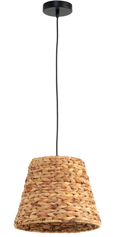 Lámpara de techo de fibra natural