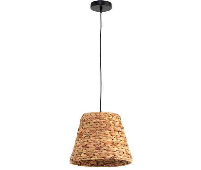 Lámpara de techo de fibra natural