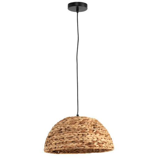 Lâmpada De Teto De Fibras Naturais