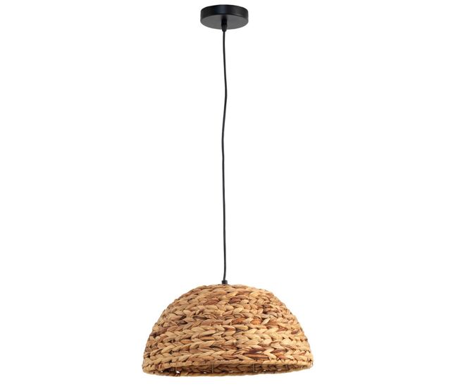 Lámpara de techo de fibra natural