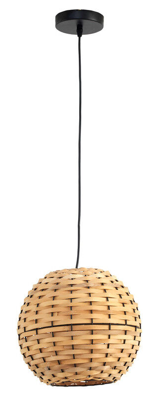 Lámpara de techo de fibra natural