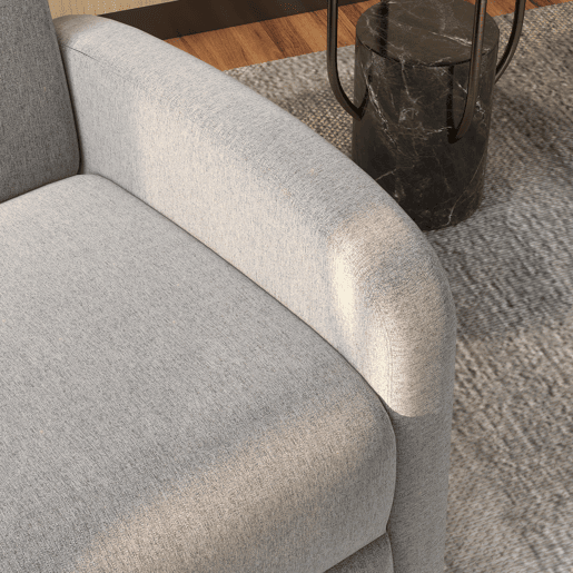 HOMCOM Poltrona Relax Reclinável até 160° Poltrona Reclinável Manual com Apoio para os Pés Carga Máxima 120 kg para Sala de Estar Dormitório 64x86x102 cm Cinza