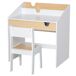 Escritorio para Niños MDF HOMCOM Escritorio para Niños MDF HOMCOM Blanco