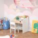 Escritorio para Niños MDF HOMCOM Escritorio para Niños MDF HOMCOM Blanco