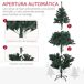 Árbol de Navidad Plástico, Acero HOMCOM, hogar - decoración Árbol de Navidad Plástico, Acero HOMCOM, hogar - decoración Verde