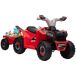 Quad Eléctrico Infantil PP, Metal HOMCOM Quad Eléctrico Infantil PP, Metal HOMCOM Rojo