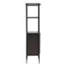 Estantería de 2 puertas con estructura de metal Estantería de 2 puertas con estructura de metal Negro