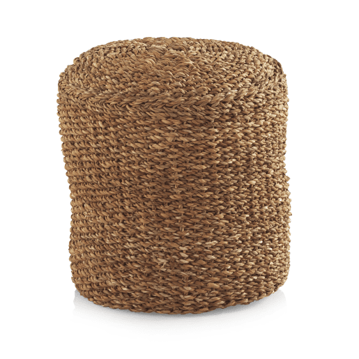 Pufe Algas, Coco E Algodão Diâmetro 40 Cm Pufe Algas, Coco E Algodão Diâmetro 40 Cm