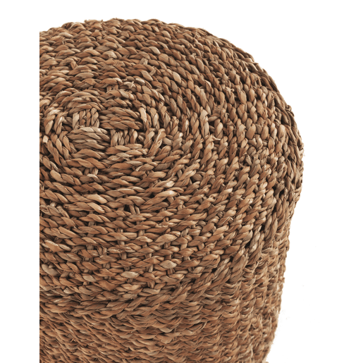 Pufe Algas, Coco E Algodão Diâmetro 40 Cm Pufe Algas, Coco E Algodão Diâmetro 40 Cm
