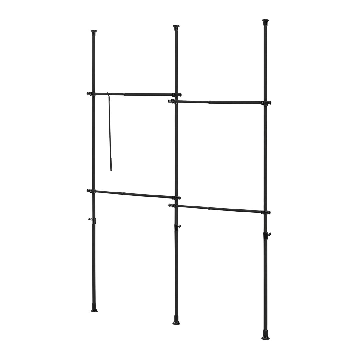 Perchero burro ropa telescópico Kemi Ajustable  4 x ganchos